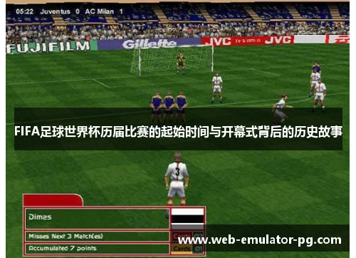 FIFA足球世界杯历届比赛的起始时间与开幕式背后的历史故事 FIFA足球世界杯历届比赛的起始时间与开幕式背后的历史故事